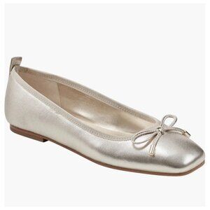 Marc Fisher LTD Ubet Ballet Flat in Gold Size 9.5